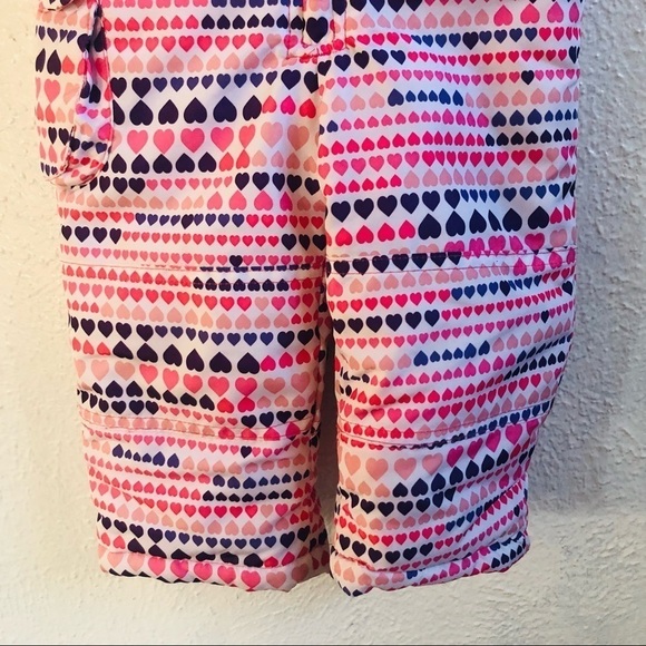 London Fog heart pattern snow pants - Picture 6 of 9